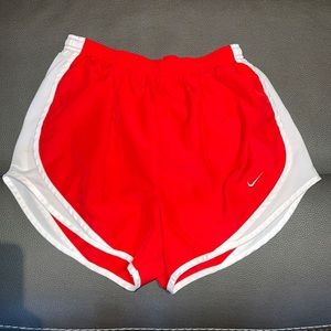 Red Nike shorts size SMALL